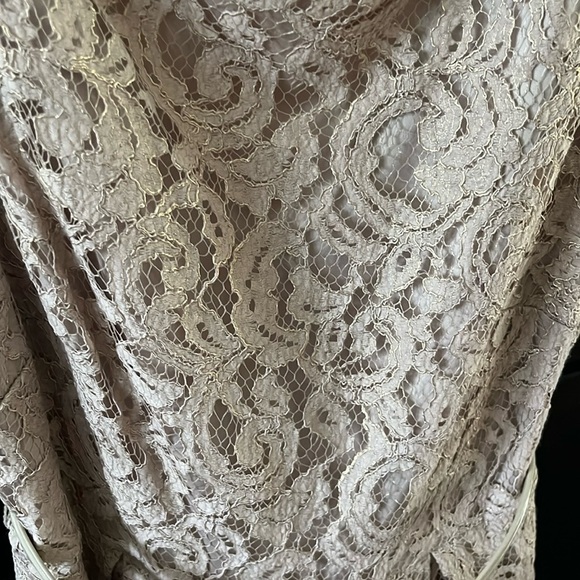 Eliza J tan and gold dress - Picture 2 of 6